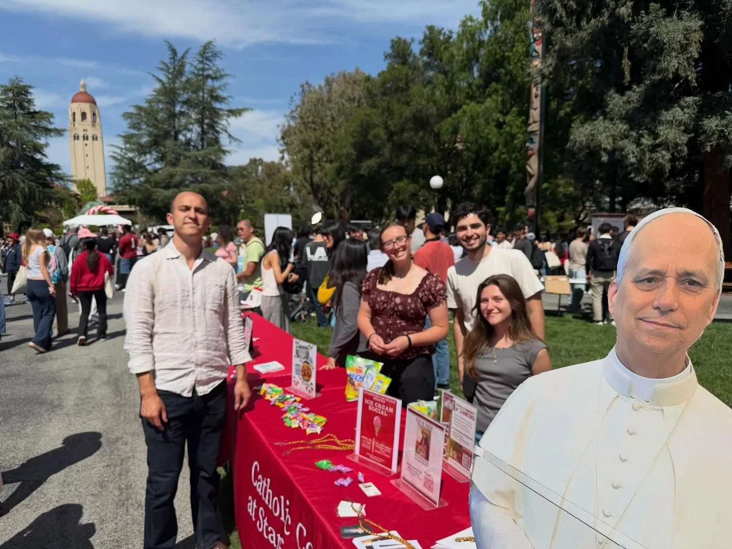 Welcoming new admits to the Farm during the ProFro fair this gorgeous afternoon...