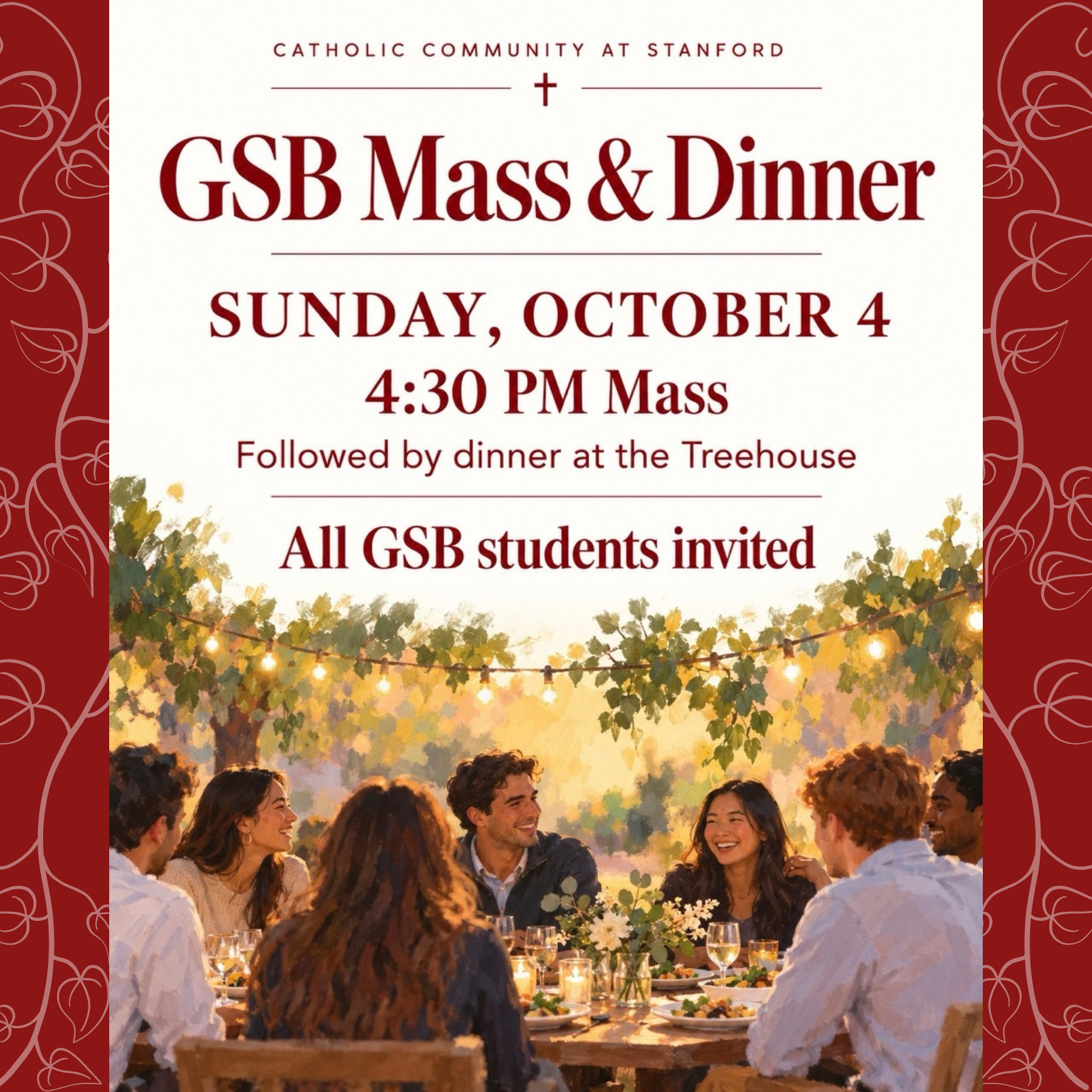 GSB Mass &amp; Dinner