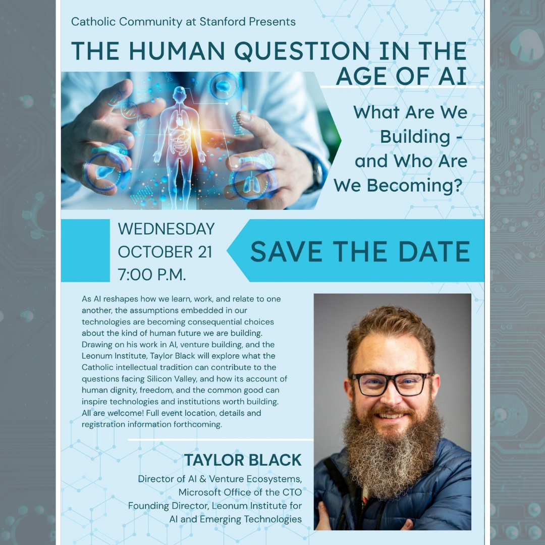 SAVE THE DATE! Taylor Black: The Human Question in the Age of AI