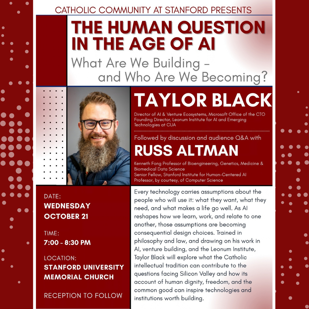Taylor Black - The Human Question in the Age of AI: What Are We Building - and Who Are We Becoming?