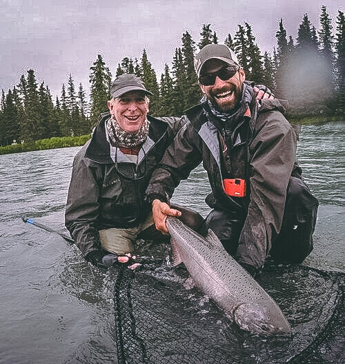 King Salmon on the FLY in Alaska! 