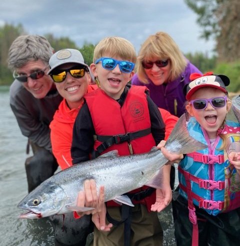 COOPER LANDING SALMON FISHING