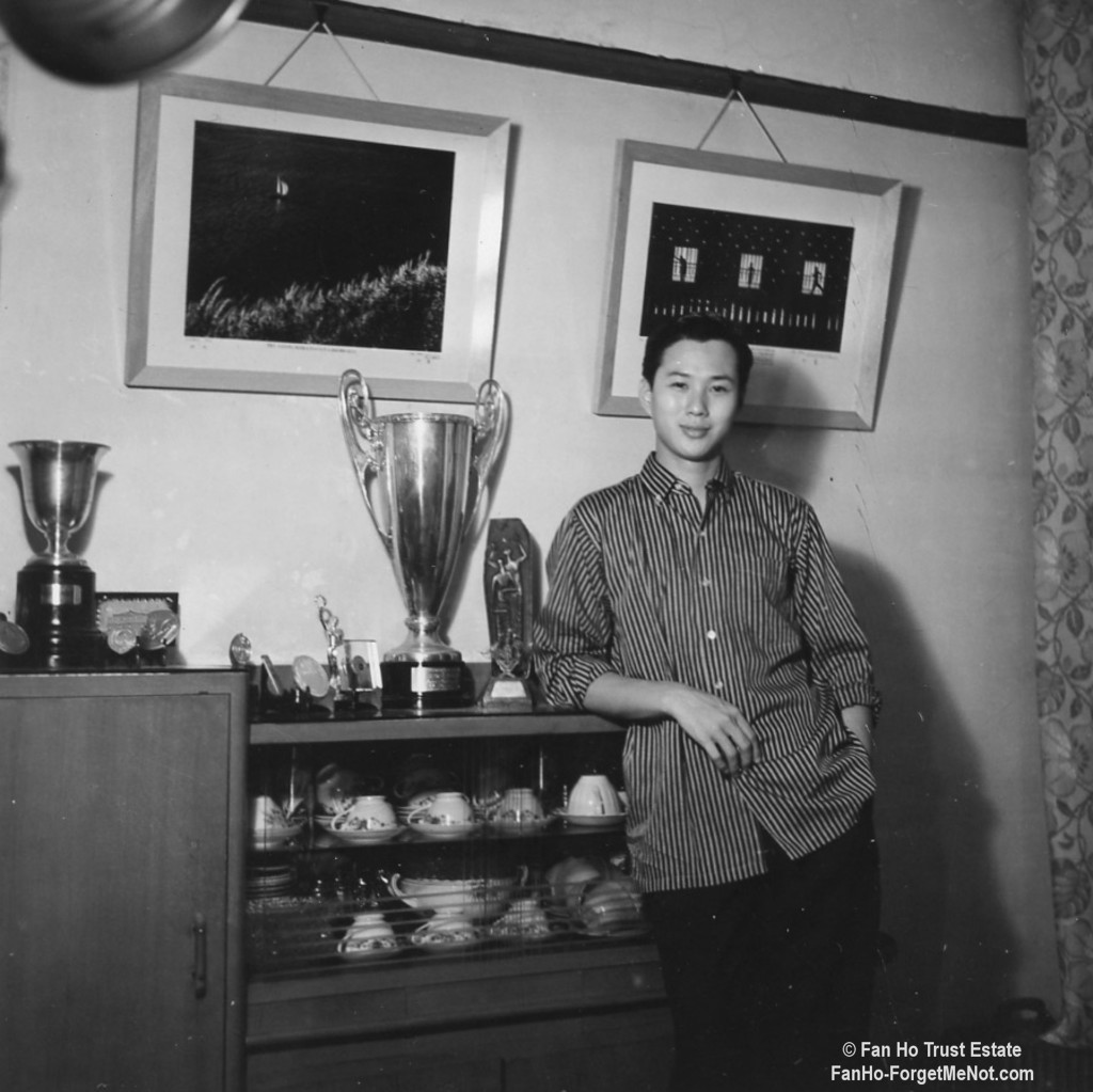 Master Fan Ho in 1963 with some of his trophies