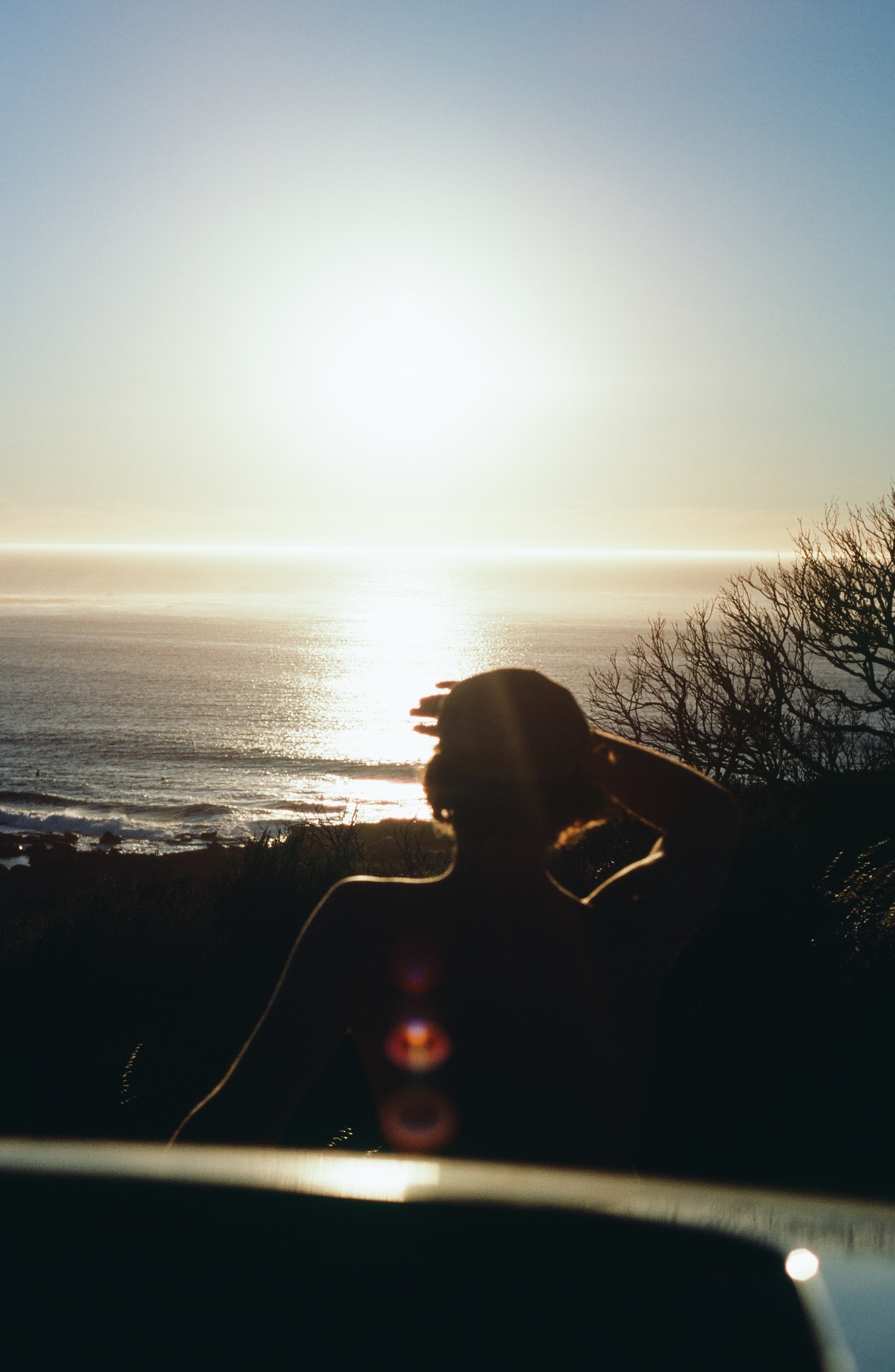 At lookout points...