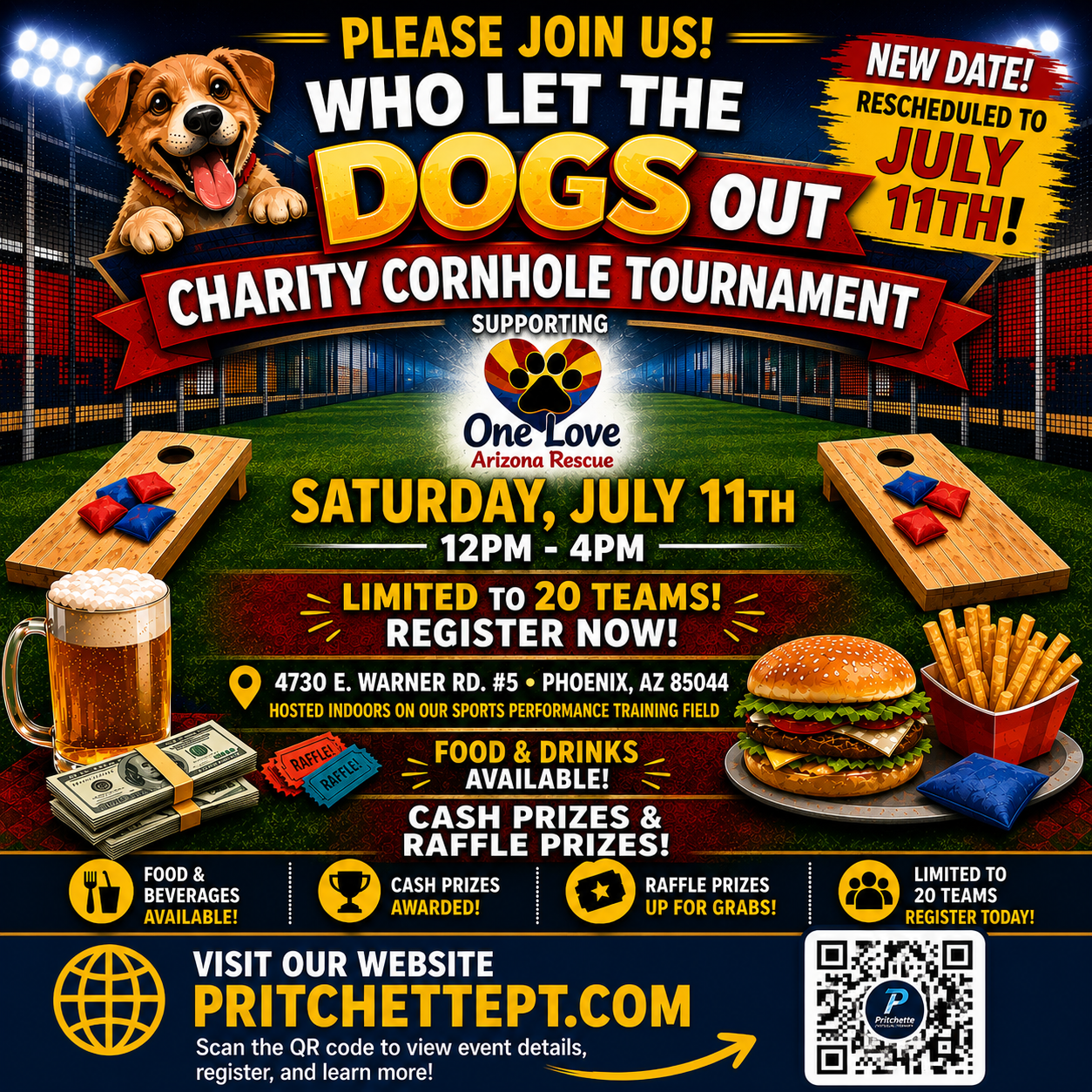 Who Let the Dogs Out Charity Cornhole Tournament