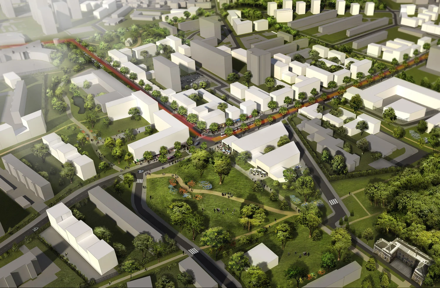 Clichy Sous Bois Centre Ville Becardmap