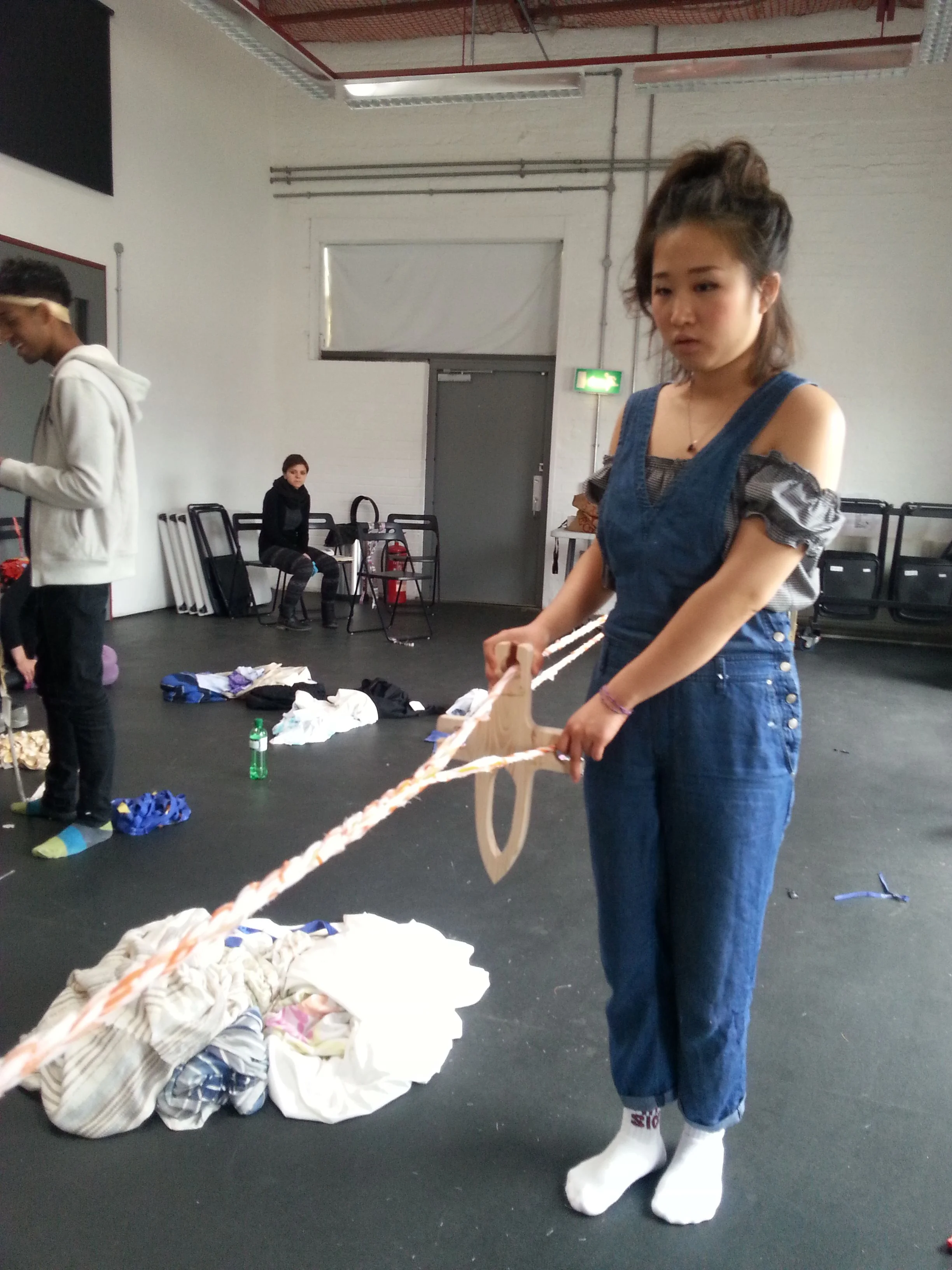 CSM students make rope