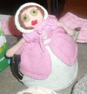 MRS. G'S Eyes didn't shrink as much as the rest of her face and hair.
