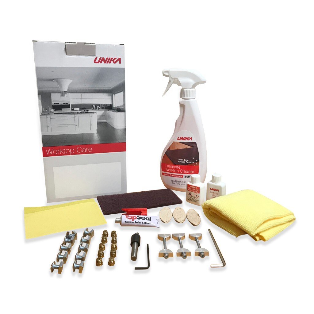 Unika Fitting Kit With Cutter And Bolts Worktop Installation Kit Single Join 