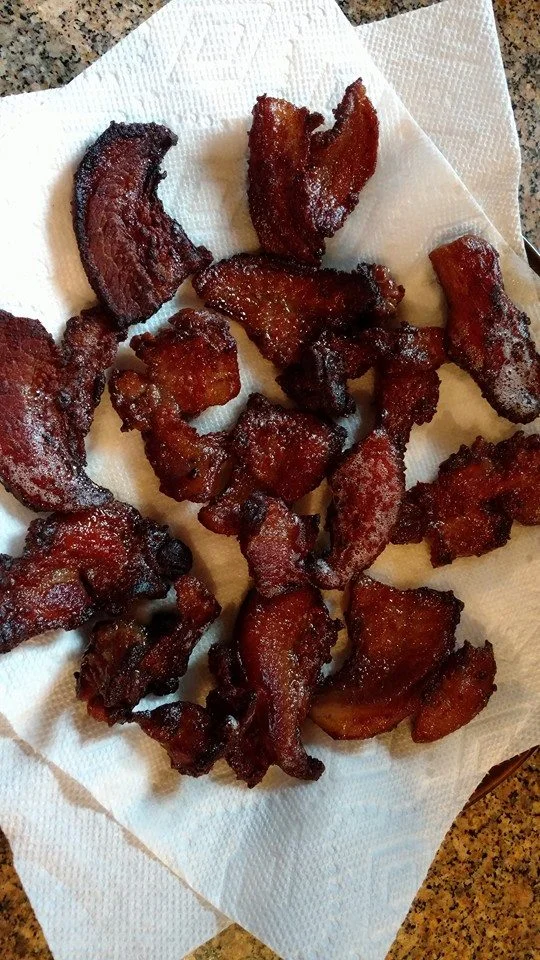 Place on a paper towel lined plate and enjoy!