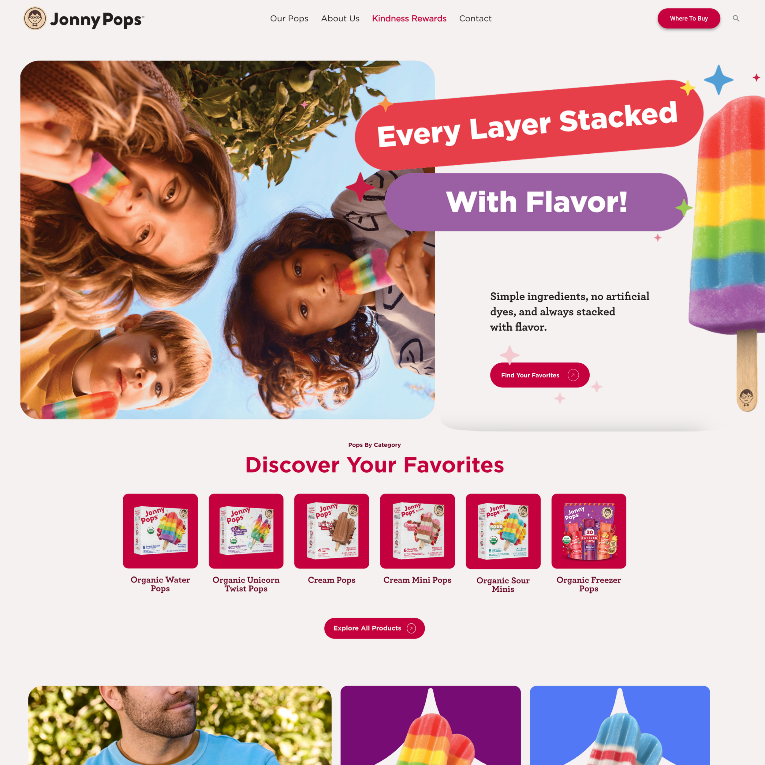 Homepage AFTER redesign