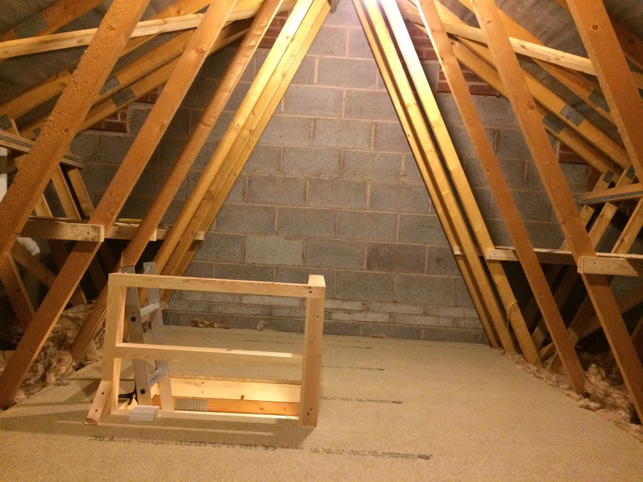 Empire Lofts — Boarding Out Loft, Adding a Balustrade Rail and Fitting