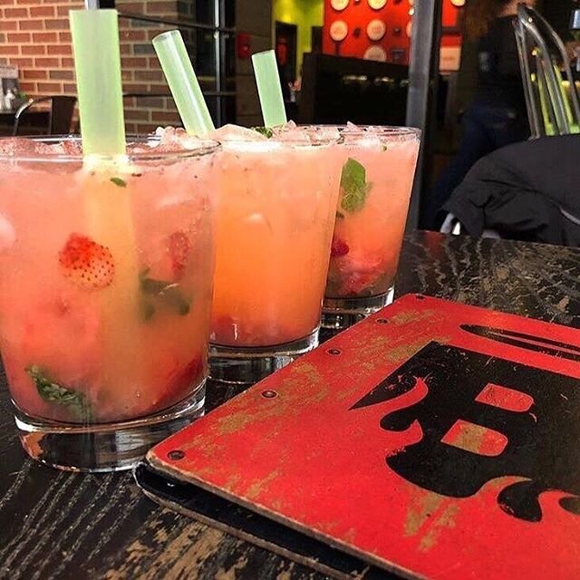 Cool off with a #StrawberryBasilShag today! 🍓🌱 Open for dine-in &amp; takeout pickup noon to 9 PM daily (📷: @wherever_i_mayroamblog)