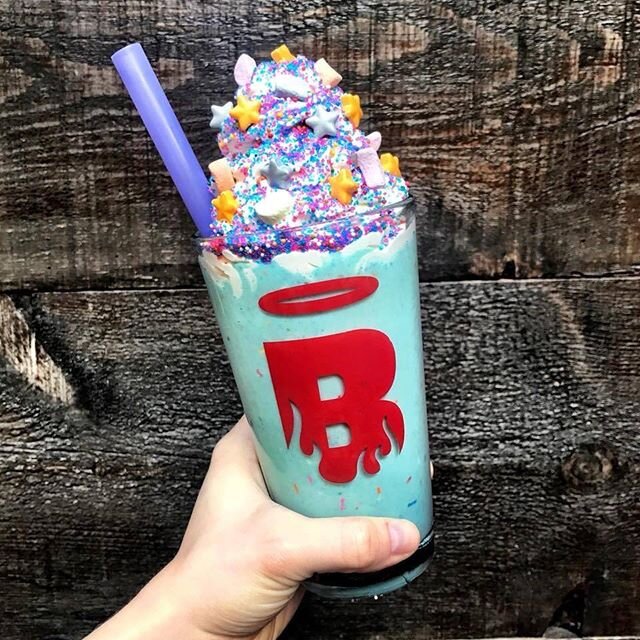 Calling all Unicorns! 🦄✨ Unicorn Shakes are back through Wednesday. Spike &lsquo;em with Vanilla Vodka for dine-in or takeout pick up.
