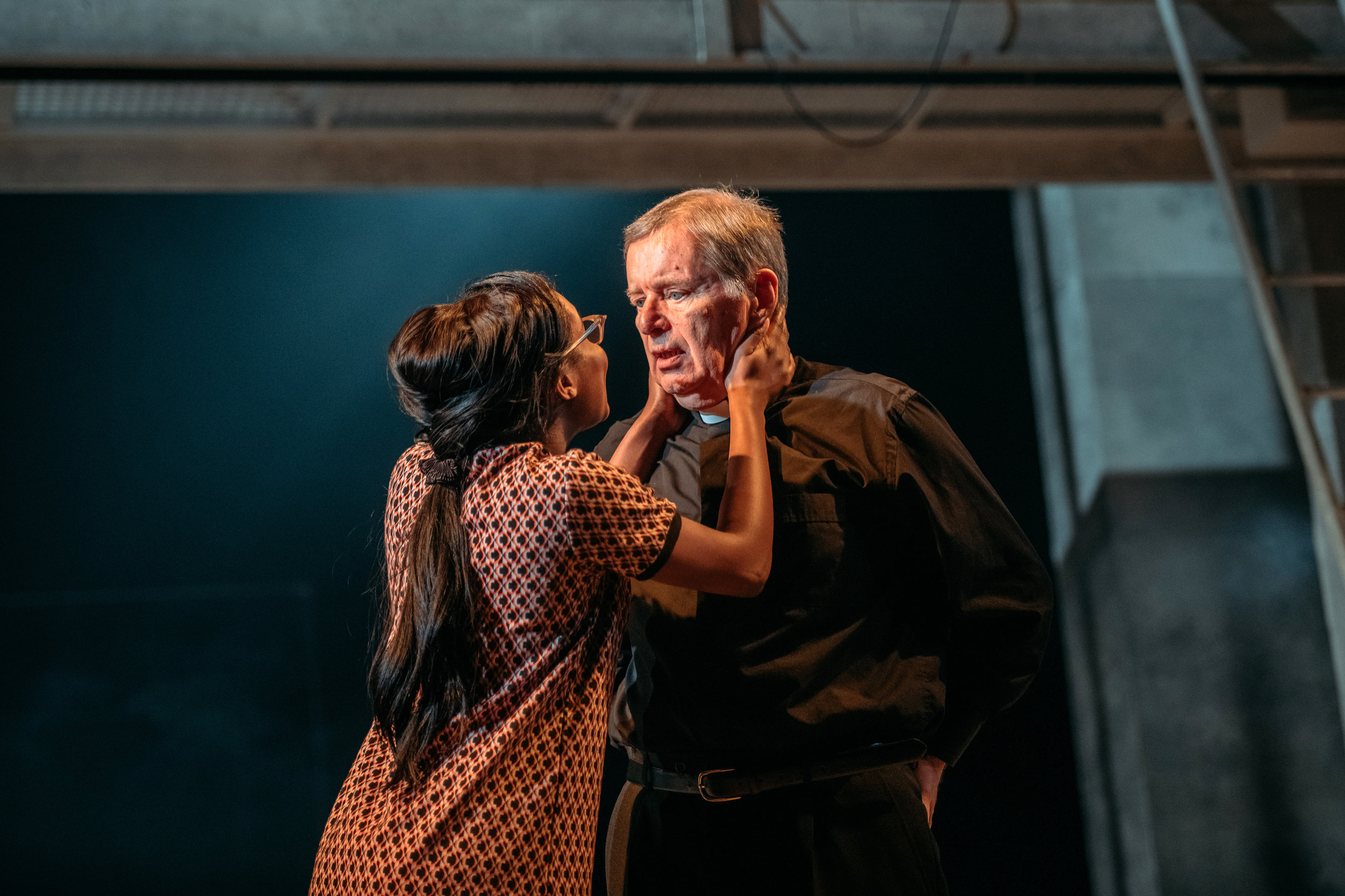 12. Leah Walker as Julia and George Costigan as The Cardinal. Photo credit Mihaela Bodlovic.jpg