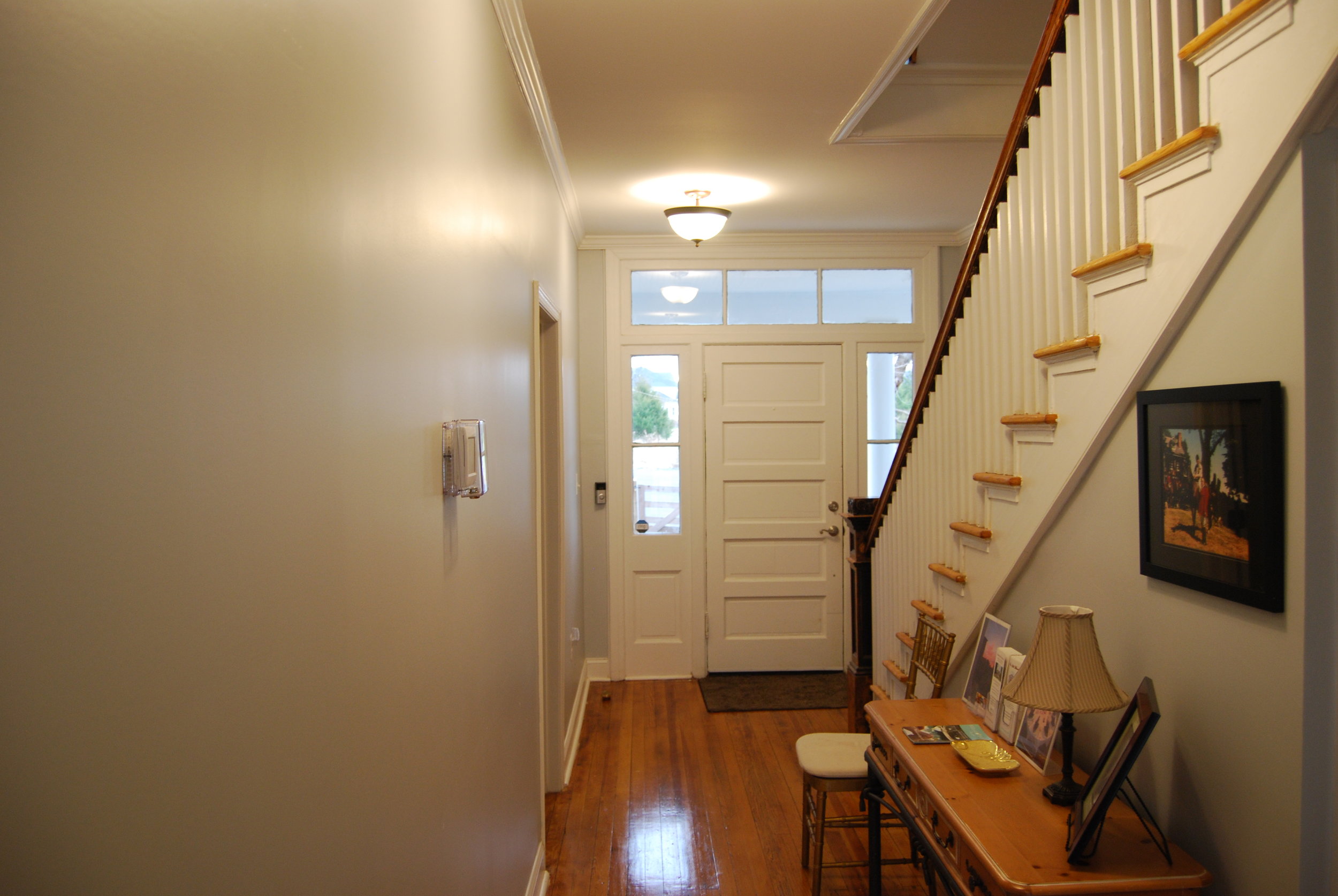 downstairs hallway from back door.JPG