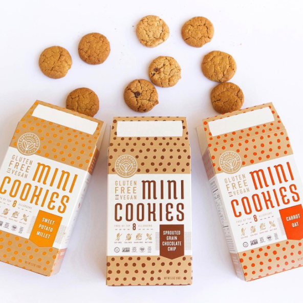 Partake Foods cookie product boxes