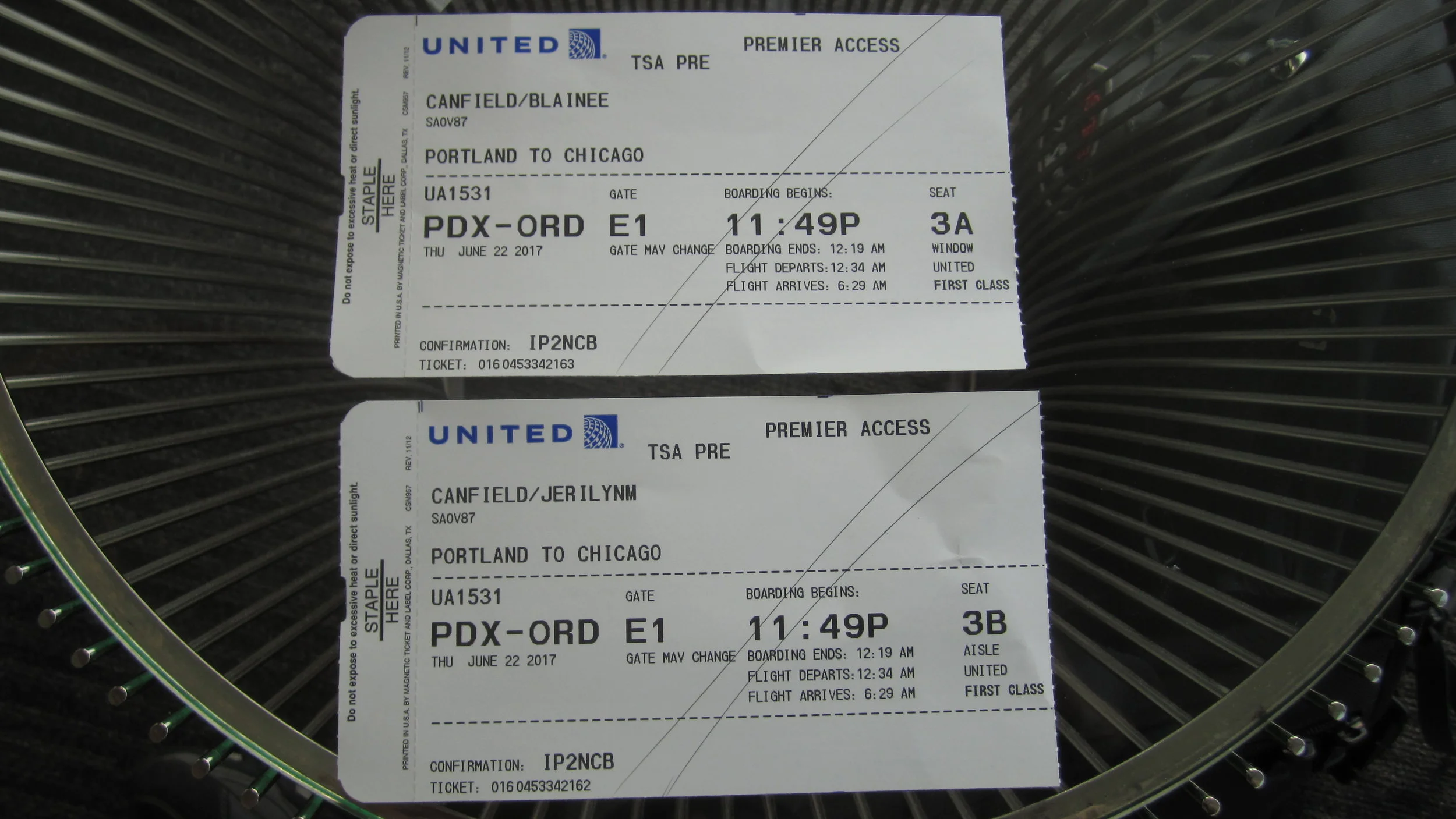 June 22 2017 Portland to Frankfurt