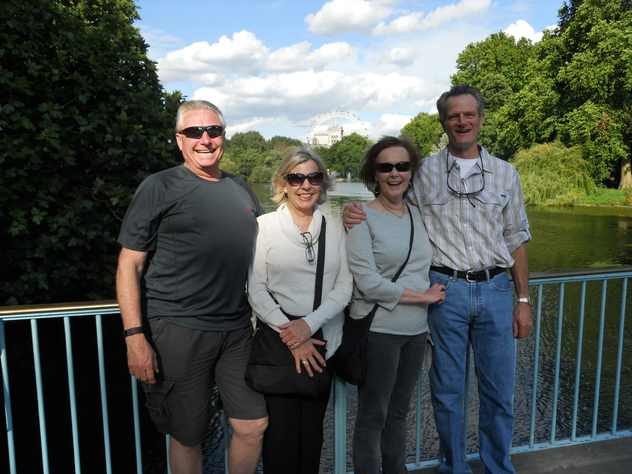 Monday July 3 2017 London - The Wetteraus arrive