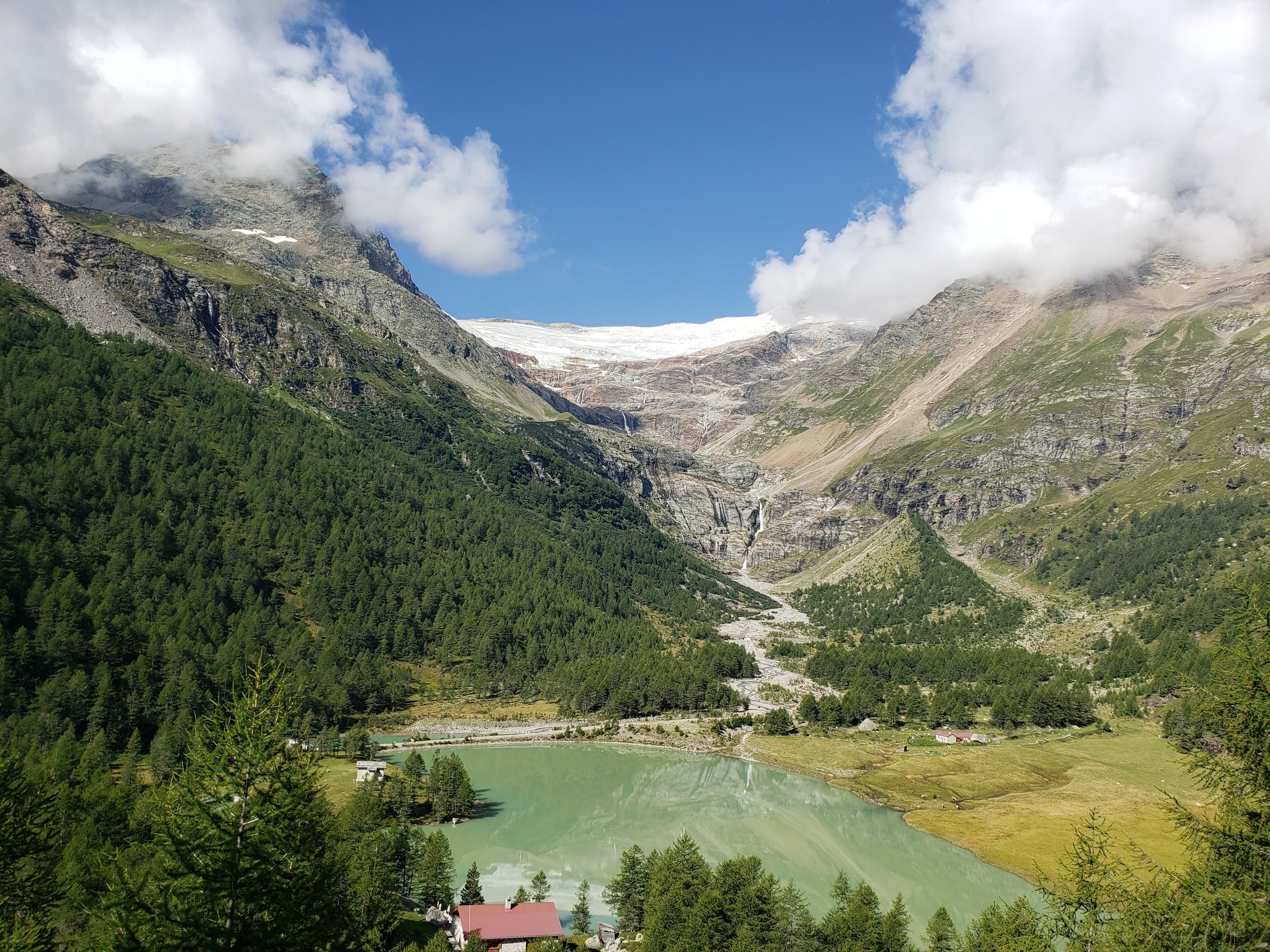 Train from Tirano to St Moritz