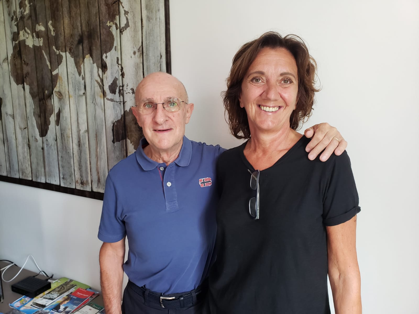  Our wonderful hosts in Bellano, Dante and Paola. They were celebrating their 37th wedding anniversary today! 