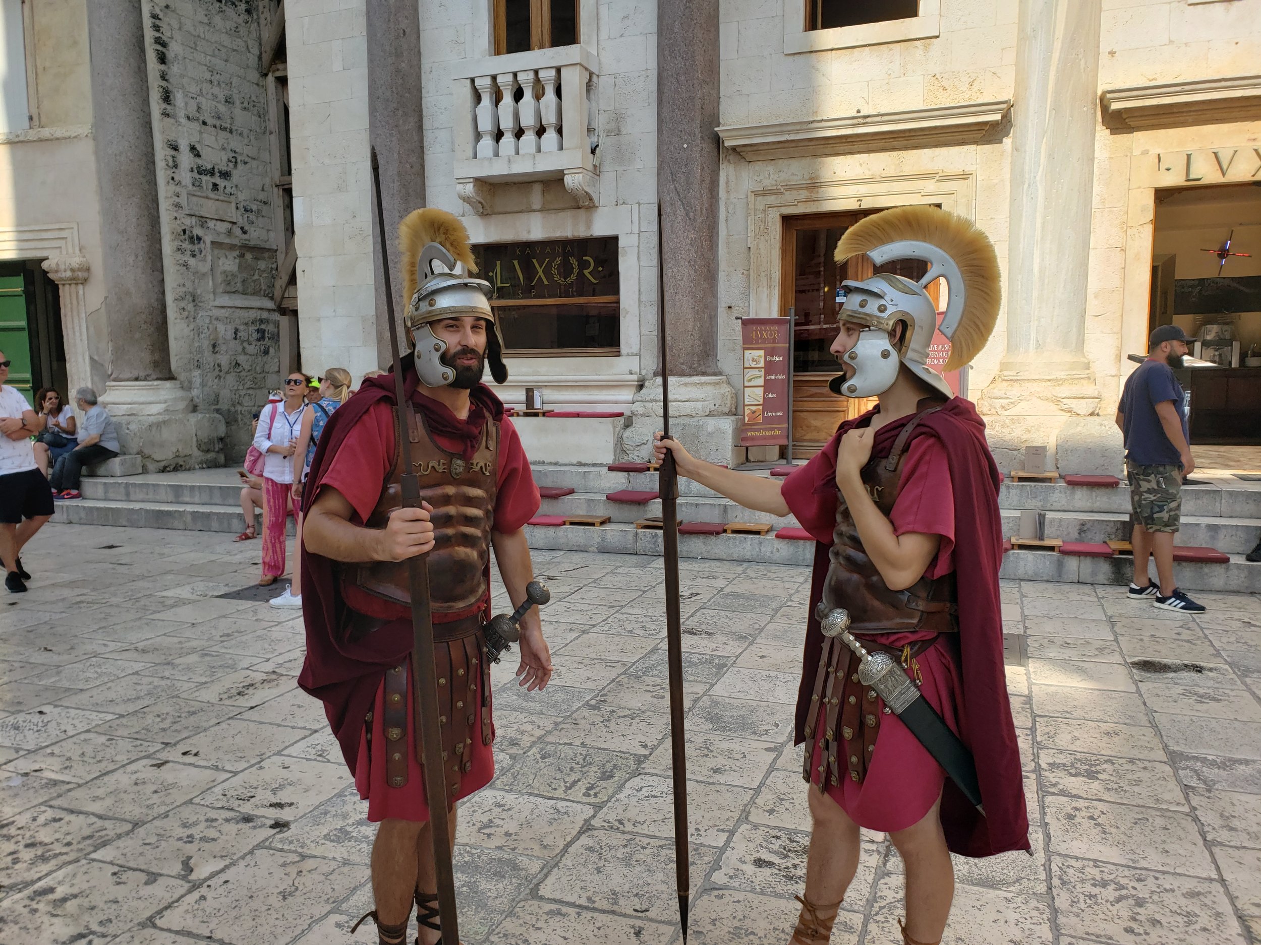  Roman guards in town for Diocletian Days 