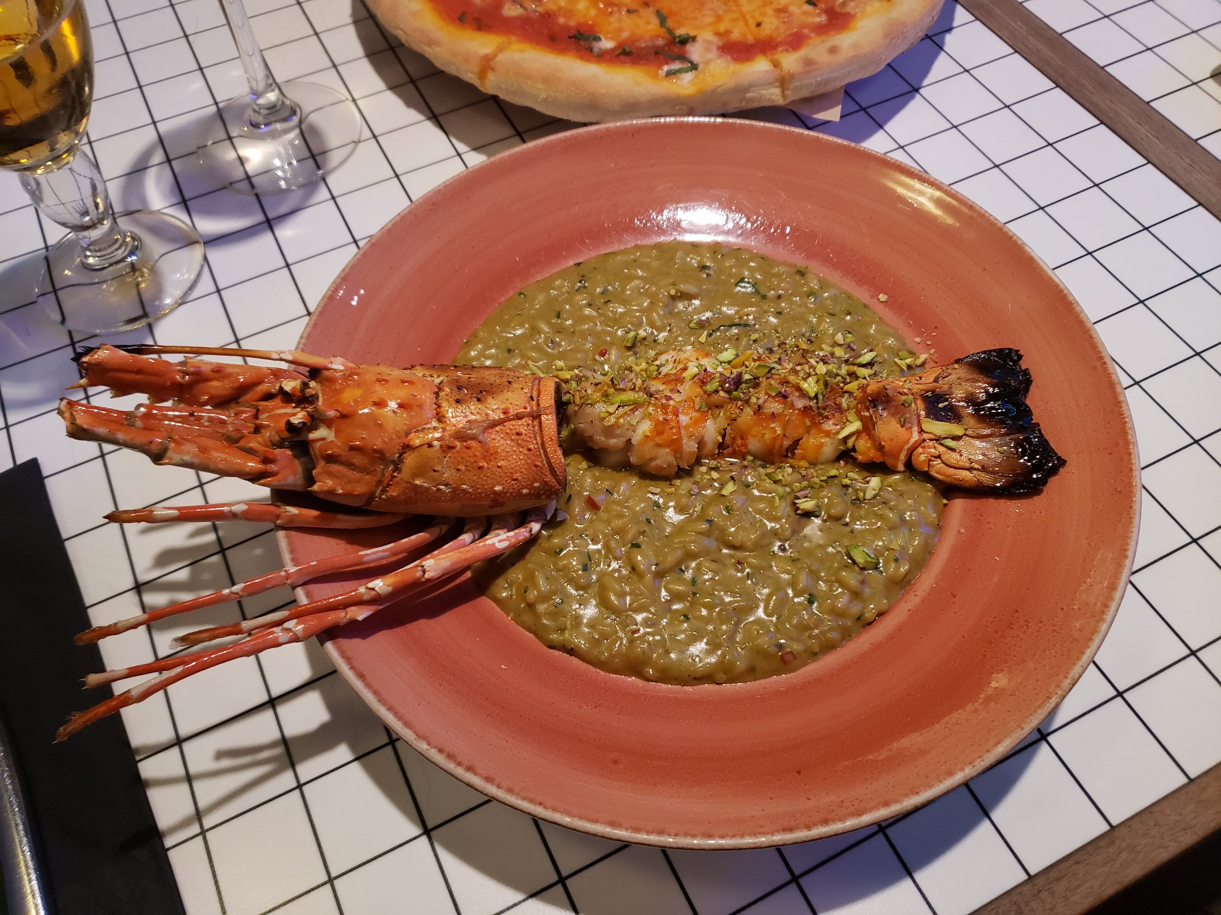  Lobster risotto at Malkon 