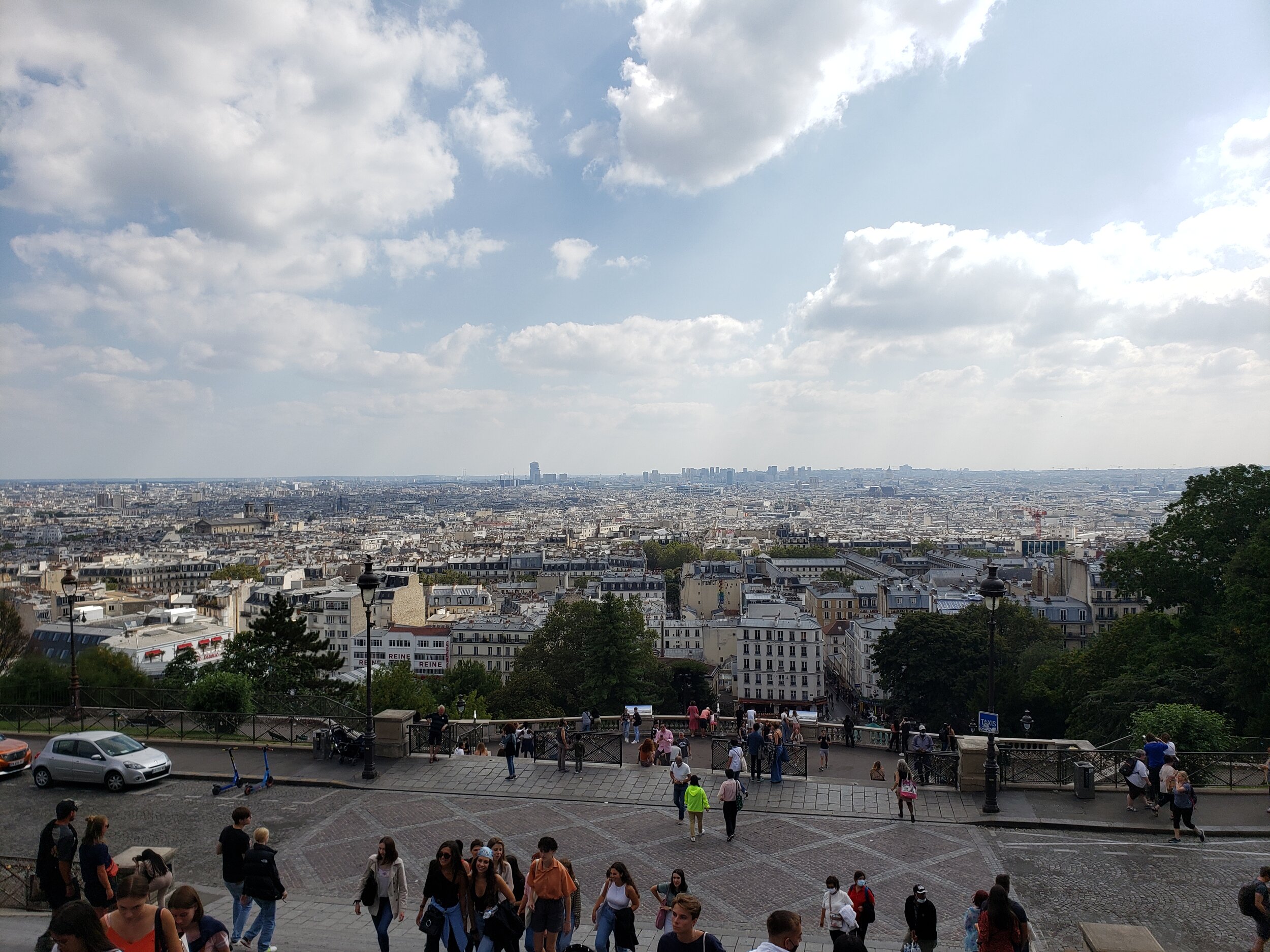  View from the top of Montmartre hill 