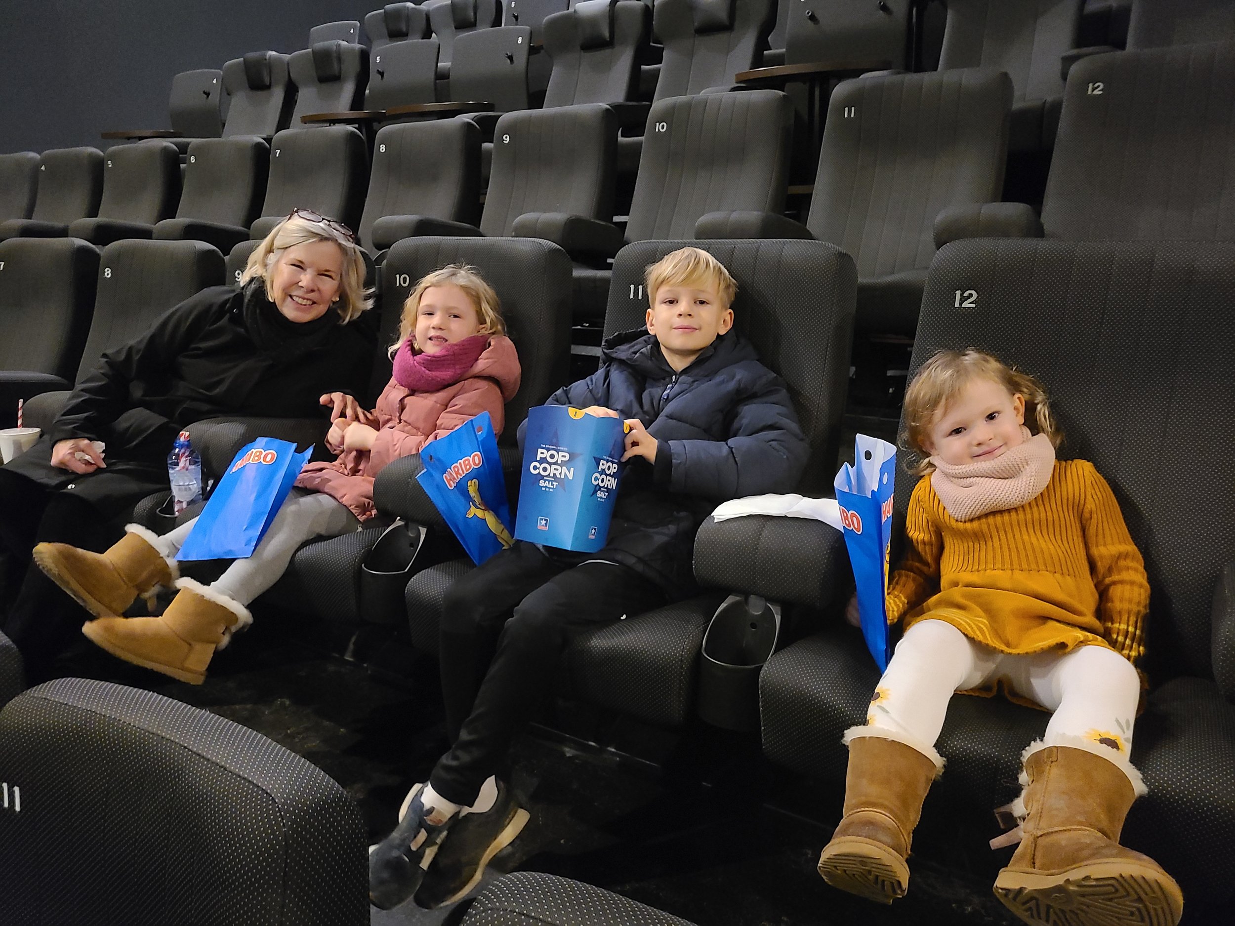 Jeri with the Kids at Kinepolis