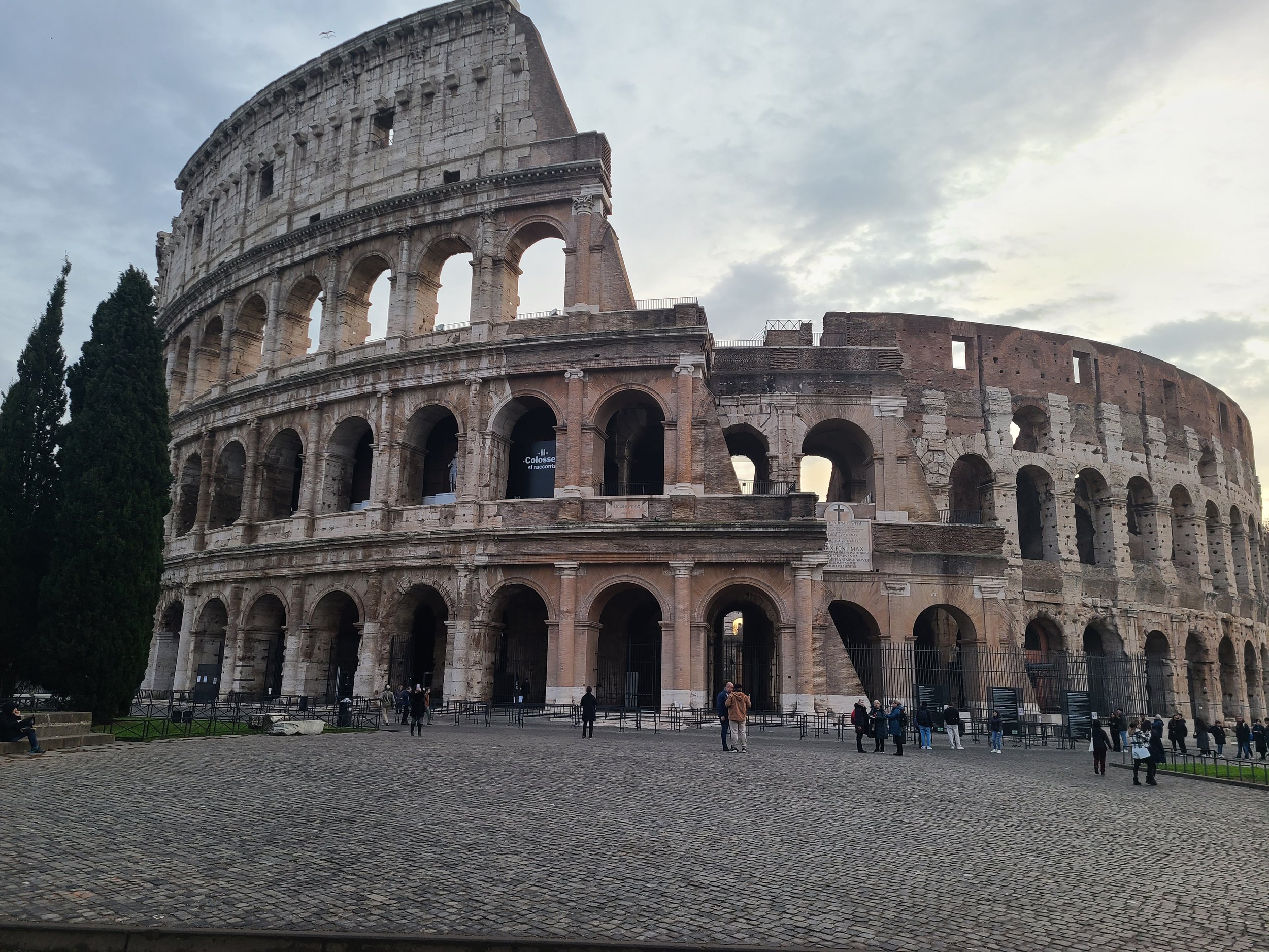 Exterior of the Colosseum