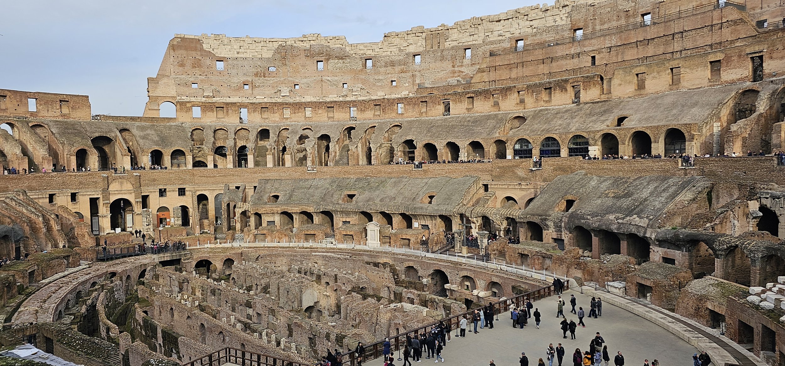 Panaramic View of the Colosseum