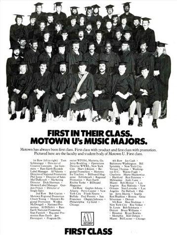 Marv Johnson, second row from front, fourth from right