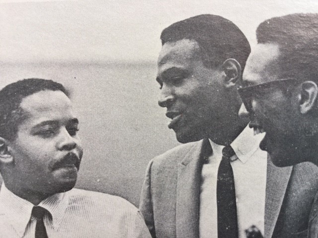 Marc Gordon (left) with Marvin Gaye and arranger Gene Page