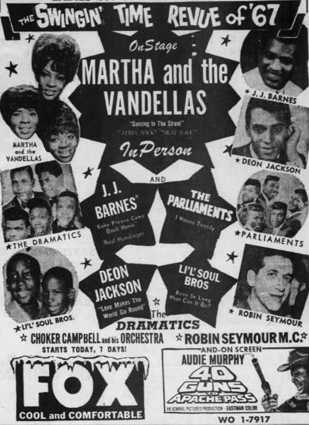 Fox Theatre ad in the Detroit Free Press