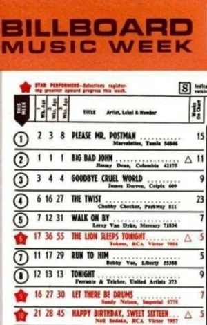 Motown's first No. 1 on the pop charts