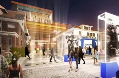A "conceptual rendering" of the upgraded museum