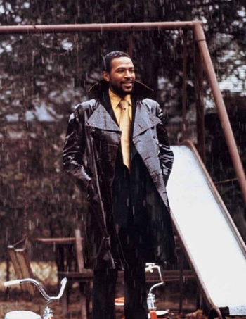 Marvin Gaye at home, 1971 (photo: Jim Hendin)