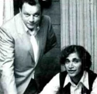 Stewart Levine (r) with Motown's Phil Jones, 1969