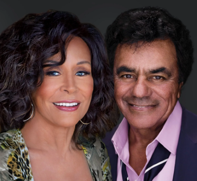 It takes two: Freda Payne and Johnny Mathis