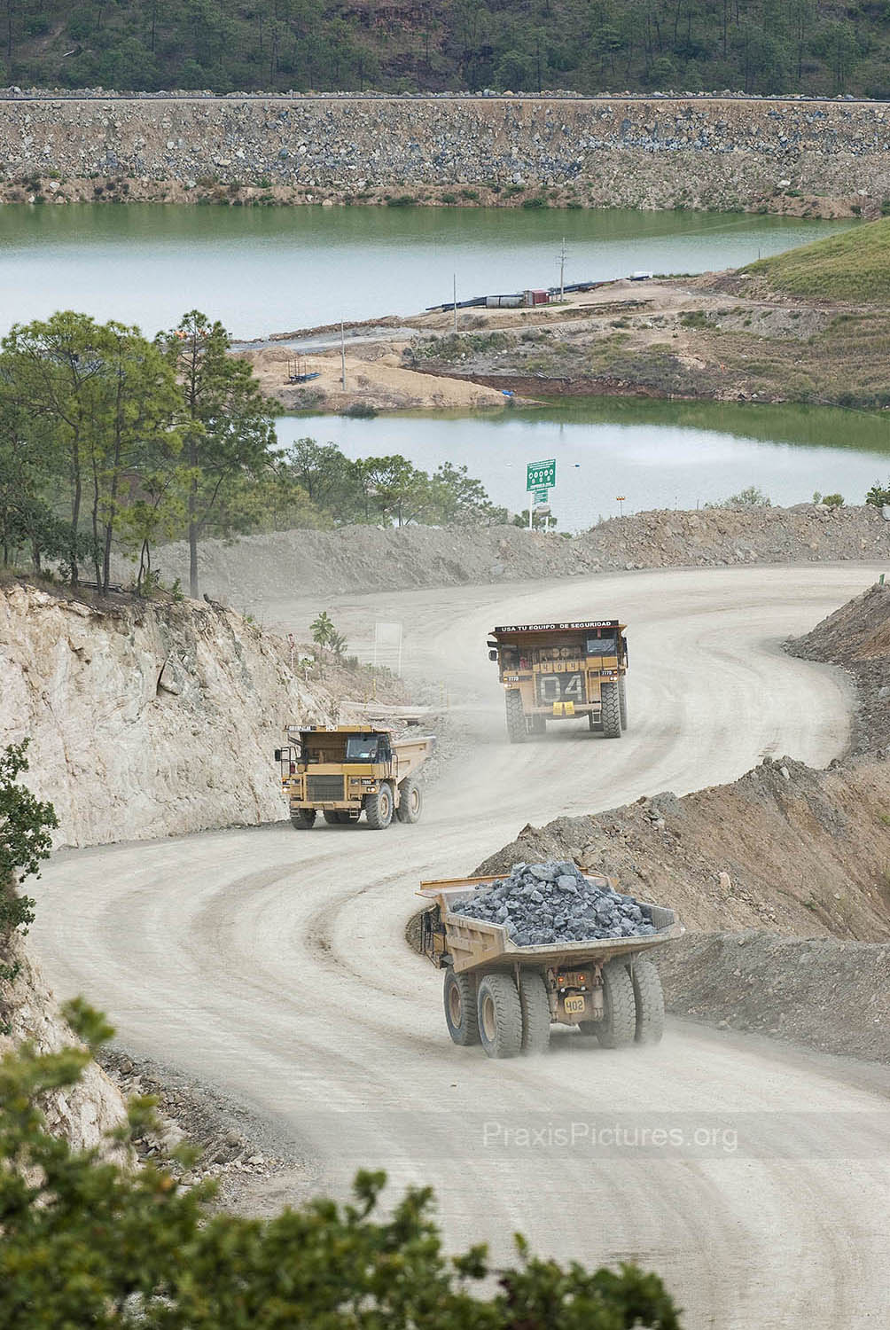 MARLIN MINE - According to the Canadian Social Investment Database, Goldcorp has the highest environmental fine total among mining companies on the Toronto Stock Exchange (TSX) Composite Index. Goldcorp has been accused of having caused cyanide spikes, elevated levels of heavy metal contamination and acid mine drainage at its mines in Mexico, Honduras, Canada, the United States, Argentina, and Guatemala. In April 2008, Jantzi Research, an independent investment research association which analyzes the social and environmental performance of more than 300 Canadian companies, recommended not to invest in Goldcorp, citing the threats to safety and security, environmental impacts, growing opposition from local indigenous communities, and inadequate consultation with local communities. Guatemala has signed and ratified the International Labour Organization (ILO) Convention 169 , which requires the State to consult affected indigenous communities, before they can approve any project, law, or decree that might affect them. Community members of both San Miguel Ixtahuacán and Sipakapa claim that they were never consulted by either the Government or the company.