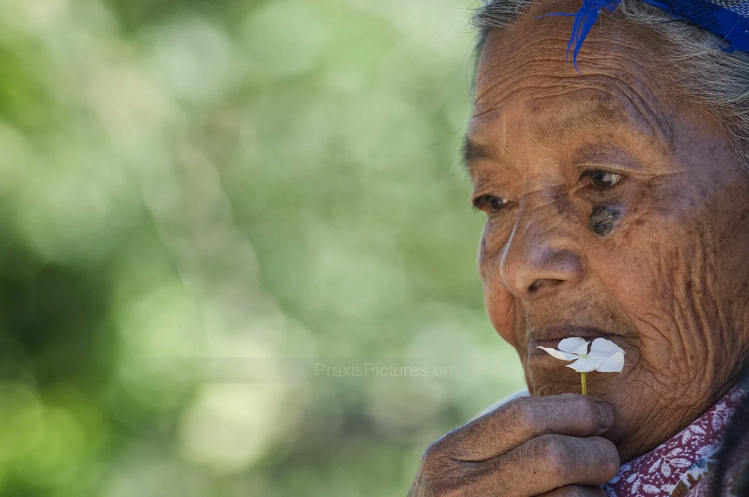 TERESA - “We were fine before, but now things aren’t as they used to be,” says Teresa, who has a mysterious growth below her left eye, “we are living a very difficult life — our crops, animals, everyone’s health is at risk, violence, kidnappings. We don’t count! We don’t know what will happen with us. It hurts, because we are human, we have feelings. These things never happened before the mine came here. They only think of their love of money and for that reason they are discriminating against us. But we hope in God that one day we can change their hearts, then they will not come to do so many things to us, because they will finally recognize us as human beings.”