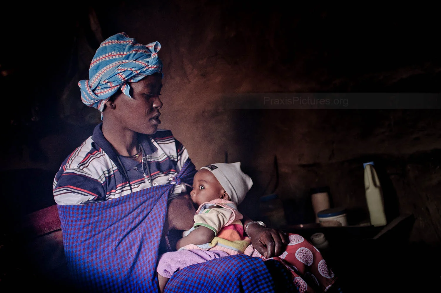 KADOGO AND HER SON LAZARO - "We have nothing to feed our children. Our livestock don't produce milk anymore, and neither do we." - Ngorbob women