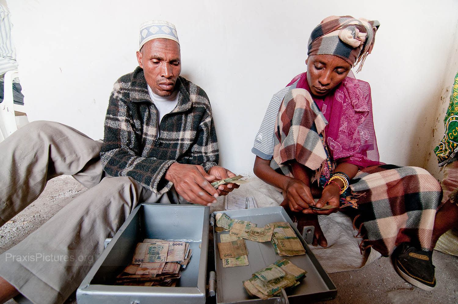 COMMUNITY BANKING - VICOBA groups are usually made up of no more than thirty community members. Each member puts in a small amount every month and can take out loans when needed. Most groups also set aside an emergency pool, to provide support for members with a form of insurance. The following images show some of the ways VICOBA members have put their loans and newly acquired skills to use.