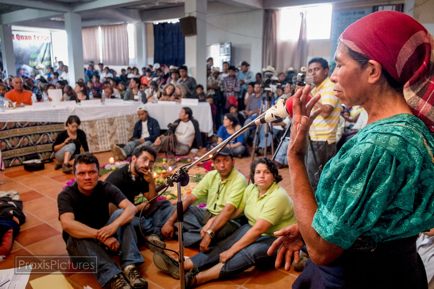 Diodora Hernandez: “They've always wanted to buy my land and have threatened me for not wanting to sell it. The mine has paid people to threaten me. Once I had my grandson in my arms, and they put a machete to my neck. My grandson cried. That is wha…