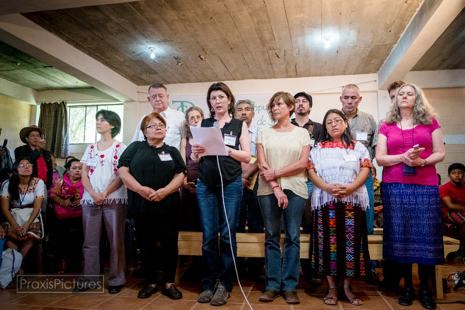 The judges read out the verdict. The judges were from different countries and are specialists in the areas of health, environment and human rights. The purpose of the court was to hear the claims and testimonials from people affected by mining …