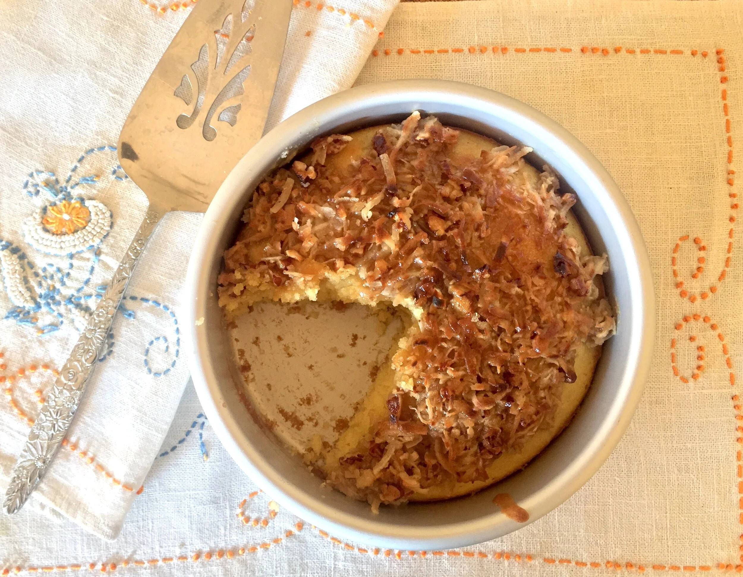 Broiled Coconut Topping