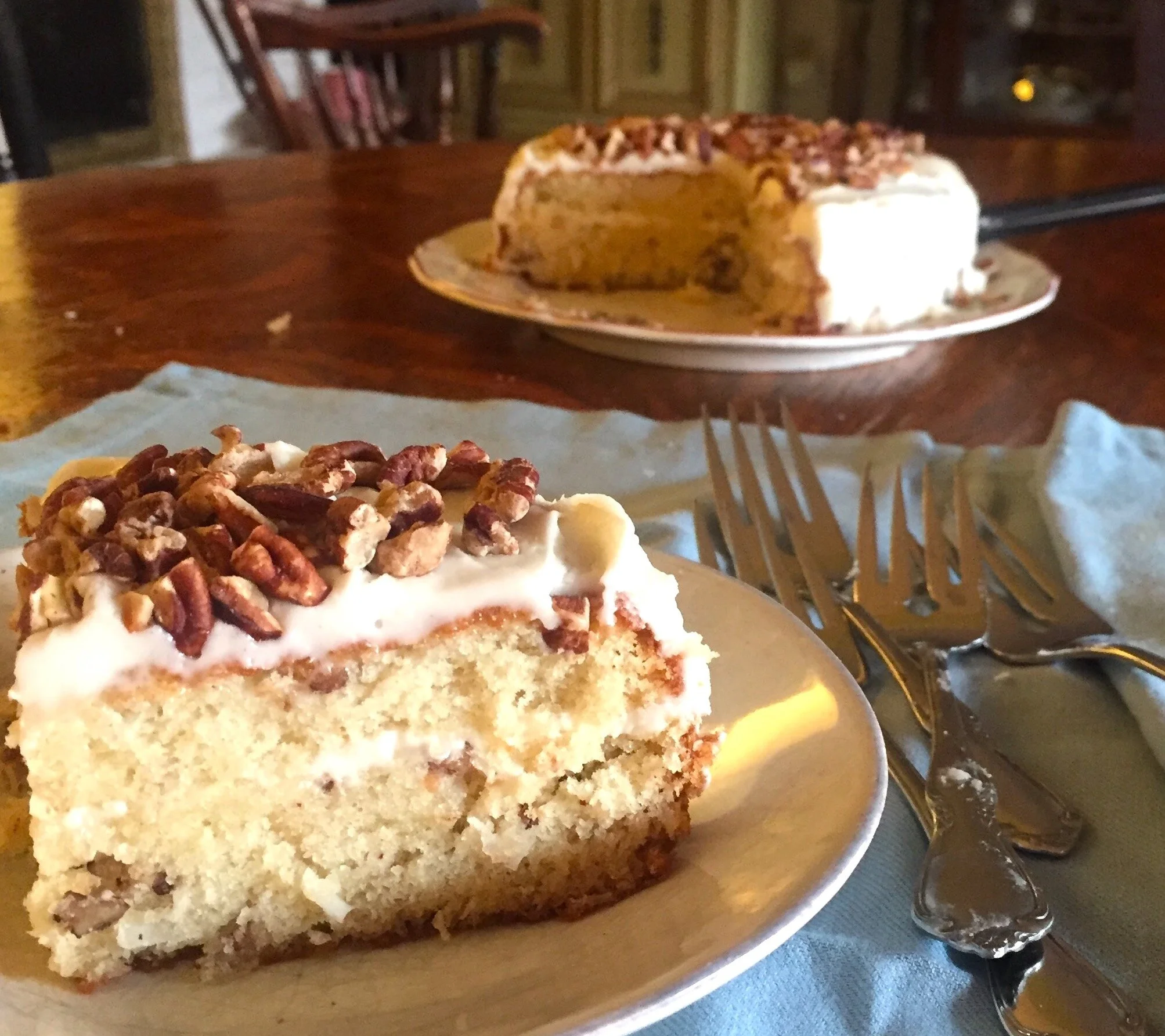 Mini Italian Cream Cake Recipe (6 Inches)