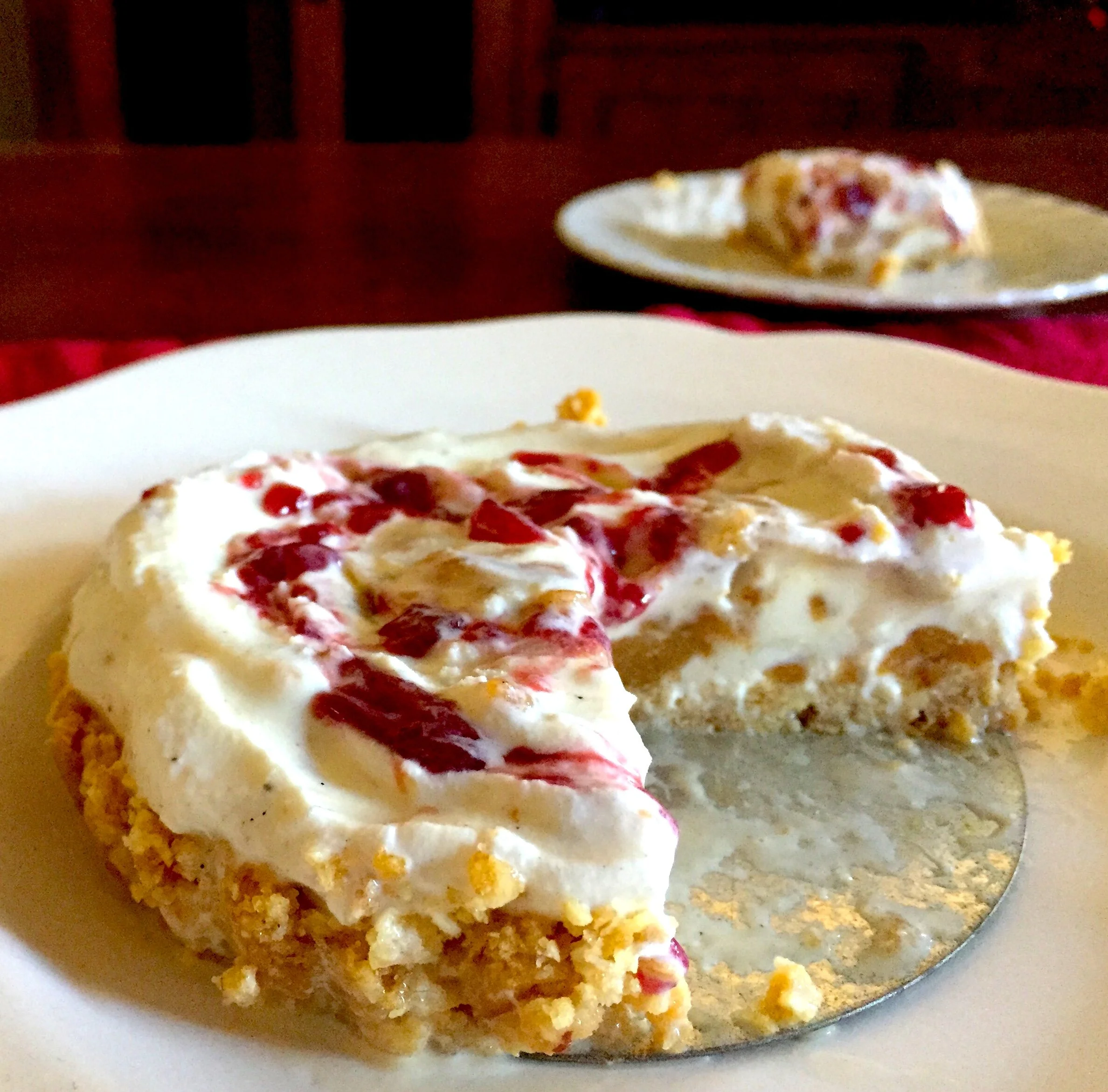 Small Salted Peanut Butter and Jelly Ice Cream Pie -- Makes Four Servings