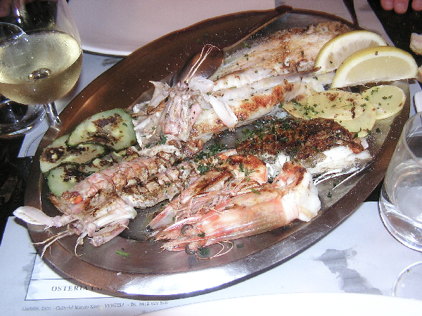Mixed Grill of Seafood