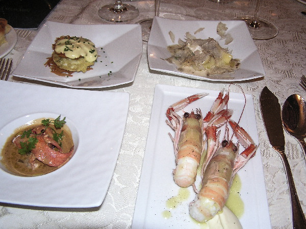 Hot antipasti
